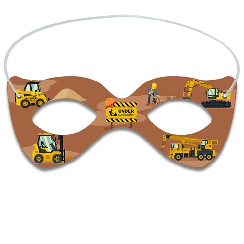 Construction Theme Eye Mask
